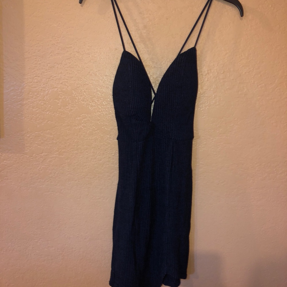 SOLD: Brand new bodycon navy blue mini dress!